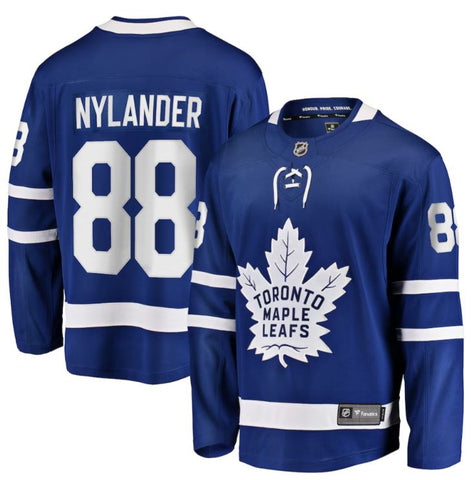 Fanatics Men's NHL William Nylander Toronto Maple Leafs Blue Premier Home Breakaway Player Jersey