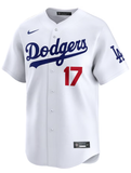 Men's MLB Los Angeles Dodgers Shohei Ohtani Nike White Home 2024 Limited Jersey