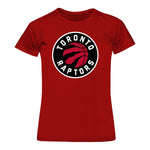 Toronto Raptors NBA Women's Global Logo T-Shirt - Red