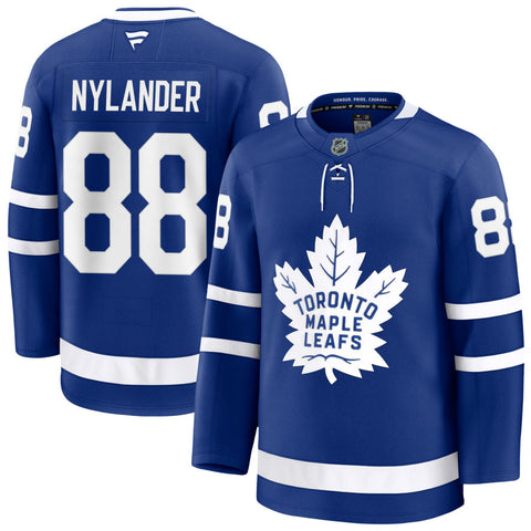 Fanatics PRO Men's NHL William Nylander Toronto Maple Leafs Blue Premium Player Jersey