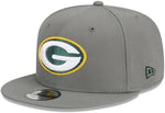 New Era 9Fifty Green Bay Packers Adjustable Snapback - Storm Grey