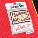 Men's Mitchell & Ness NBA Dwyane Wade Miami Heat 2005/06 Hardwood Classics Swingman Jersey - Red