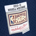 Russell Westbrook #0 Oklahoma City Thunder Mitchell & Ness 2015 Swingman Jersey - Navy