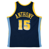 Men's Mitchell & Ness Carmelo Anthony Denver Nuggets 2006-07 Hardwood Classics Swingman - Navy