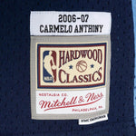 Men's Mitchell & Ness Carmelo Anthony Denver Nuggets 2006-07 Hardwood Classics Swingman - Navy