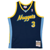 Mitchell & Ness Men's NBA Denver Nuggets Allen Iverson 2006/07 Hardwood Classics Swingman Jersey - Navy