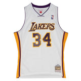 Shaquille O'Neil #34 Los Angeles Lakers 2002 Mitchell & Ness Swingman Jersey - White