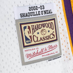 Shaquille O'Neil #34 Los Angeles Lakers 2002 Mitchell & Ness Swingman Jersey - White