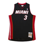 Men's Mitchell & Ness NBA Dwyane Wade Miami Heat 2012/13 Hardwood Classics Swingman Jersey - Black