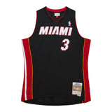 Men's Mitchell & Ness NBA Dwyane Wade Miami Heat 2012/13 Hardwood Classics Swingman Jersey - Black