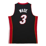 Men's Mitchell & Ness NBA Dwyane Wade Miami Heat 2012/13 Hardwood Classics Swingman Jersey - Black