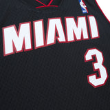 Men's Mitchell & Ness NBA Dwyane Wade Miami Heat 2012/13 Hardwood Classics Swingman Jersey - Black