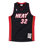 Men's Miami Heat Shaquille O'Neal Black Mitchell & Ness Hardwood Classics 2005/06 Swingman Jersey