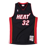 Men's Miami Heat Shaquille O'Neal Black Mitchell & Ness Hardwood Classics 2005/06 Swingman Jersey