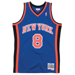 Men's Mitchell & Ness NBA Latrell Sprewell New York Knicks 1998/99 Hardwood Classics Swingman Jersey - Blue