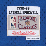 Men's Mitchell & Ness NBA Latrell Sprewell New York Knicks 1998/99 Hardwood Classics Swingman Jersey - Blue