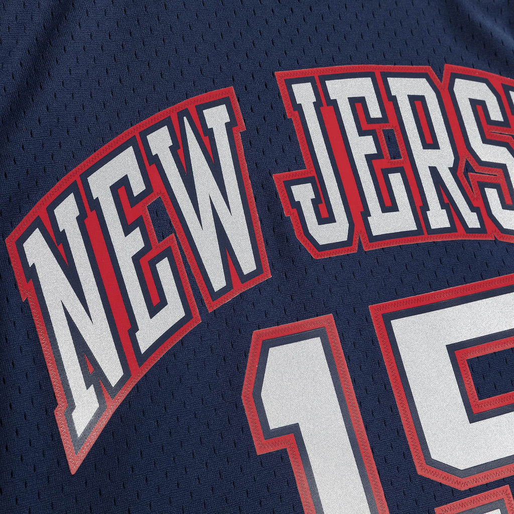 Men's New Jersey Nets Vince Carter Mitchell & Ness Navy Hardwood