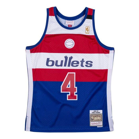 Majestic NBA Hardwood Classics Capital Bullets Jersey for Sale in