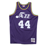 Pete Maravich (Pistol) #44 New Orleans Jazz Mitchell & Ness 1974 Swingman Jersey