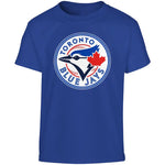 Toronto Blue Jays MLB Bulletin youth Royal Blue Basic Logo Shirt