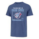 Men's Toronto Blue Jays '47 Royal Borderline Franklin T-shirt