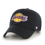 Los Angeles Lakers '47 NBA Black Clean Up Adjustable Cap