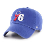 Philadelphia 76ers '47 NBA Blue Clean Up Adjustable Cap