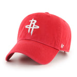 Houston Rockets '47 NBA Red Clean Up Adjustable Cap