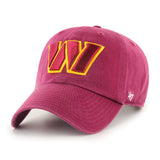 Washington Commanders '47 Brand Maroon Cleanup Adjustable Hat
