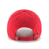 San Francisco 49ers '47 Brand Red Cleanup Adjustable Hat