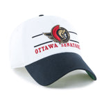 47 NHL Ottawa Senators Double Header Adjustable Cap - White/Navy