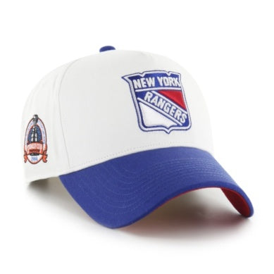 '47 NHL New York Rangers DT Sure Shot MVP Whiteout Snapback - White