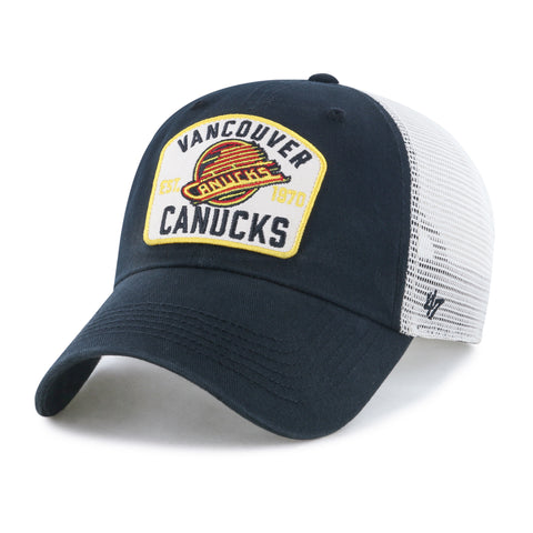 47 NHL Vancouver Canucks McCall Clean Up Adjustable Cap - Navy/White