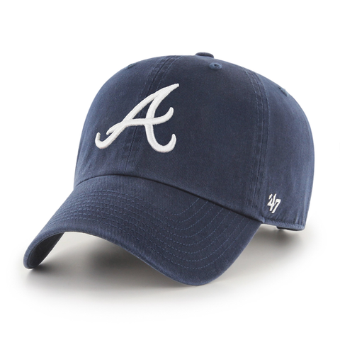 Atlanta Braves '47 MLB Navy Clean Up Adjustable Cap