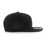 Men's MLB Toronto Blue Jays '47 Black on Black Sure Shot Captain Snapback Hat