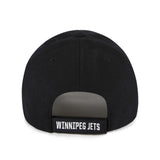 47 NHL Winnipeg Jets MVP Retro Logo Adjustable Hat - Black