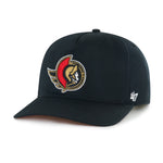 47 NHL Ottawa Senators Hitch Adjustable Snapback Hat - Black