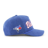 47 MLB Toronto Blue Jays Royal Double Header Cord Hitch Snapback