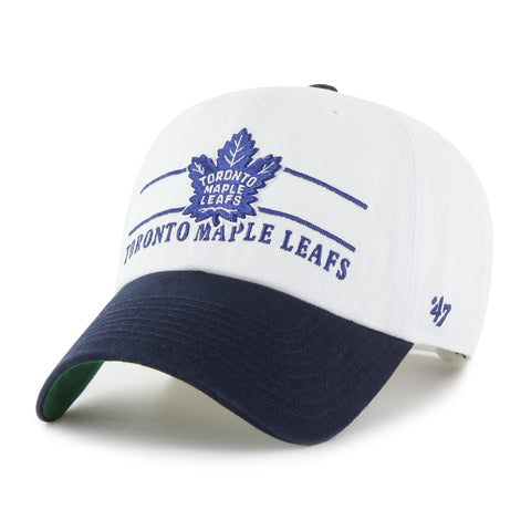 47 NHL Toronto Maple Leafs Double Header Adjustable Cap - White/Navy