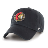 Ottawa Senators '47 NHL Black Clean Up Adjustable Cap