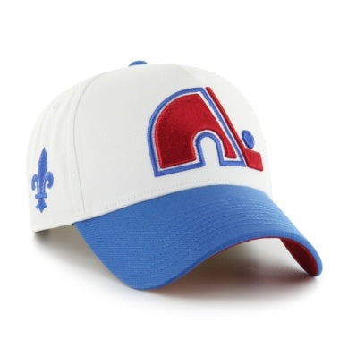 '47 NHL Quebec Nordiques DT Sure Shot MVP Whiteout Snapback - White