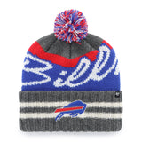 47 NFL Buffalo Bills Hyperbolic Cuff Knit - Blue/Grey