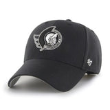 47 NHL Ottawa Senators MVP Adjustable Cap - Black/ White