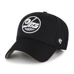 47 NHL Winnipeg Jets MVP Retro Logo Adjustable Hat - Black