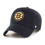 Men's Boston Bruins '47 Black Team Clean Up Cap