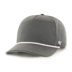 '47 Blank Rope Hitch Snapback Adjustable Hat  -  Charcoal