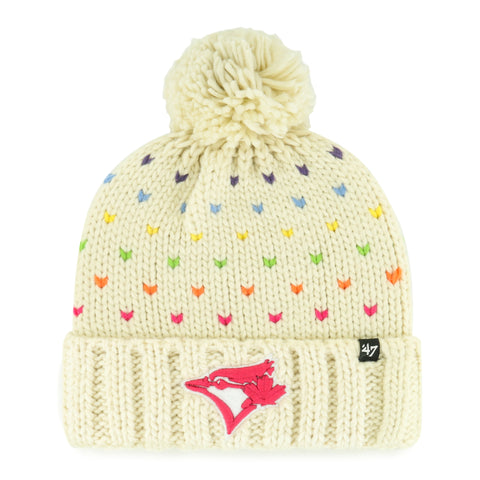 Toronto Blue Jays 47 Brand Girls'  Youth Sprinkles Cuffed Knit Hat