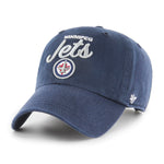 Winnipeg Jets '47 NHL Phoebe Blue Clean Up Adjustable Cap - Womens