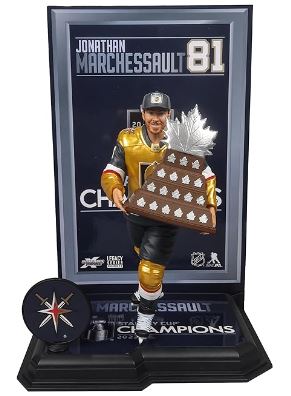 Jonathan Marchessault #81 w /Stanley Cup and Conn Smythe Trophies (Vegas Golden Knights) NHL 7" Posed Figure