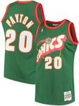 Gary Payton #20 Seattle SuperSonics Mitchell & Ness 1995-96 Hardwood Classics Swingman Jersey - Green